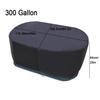 Cleaning Patio Furniture Cover Pool Tank Ice Bath Cover Secure Drawstring Feature Black Pool Cover Multiple Size Options