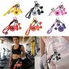 Fashion Detachable Fitness Series Pendant Simulation Style with Buckle Simulation Dumbbells Keyring Bag Charm
