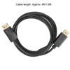 2PCS 4K@60Hz DP to DP Cable 6ft/1.8M Male to Male Adapter Cable  Gaming Monitor