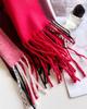 2024 Trendy Unisex Plaid Cashmere-Feel Tassel Shawl Snood Scarf for Autumn/Winter