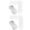 Portable Bracelet Storage Container Clear Acrylic Bracelet Container Dustproof Display Box for Jewelry Enthusiasts