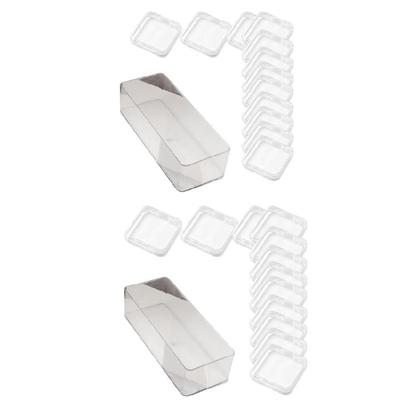 Tragbarer Armband-Aufbewahrungsbehälter Klarer Acryl-Armband-Behälter Staubdichte Vitrine für Schmuckliebhaber