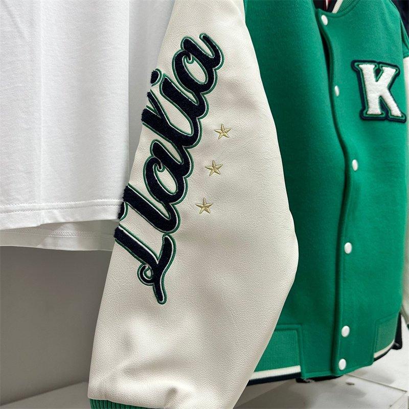 KAPPA Men's and Women's Sports and Leisure Jacket, Baseball Shirt