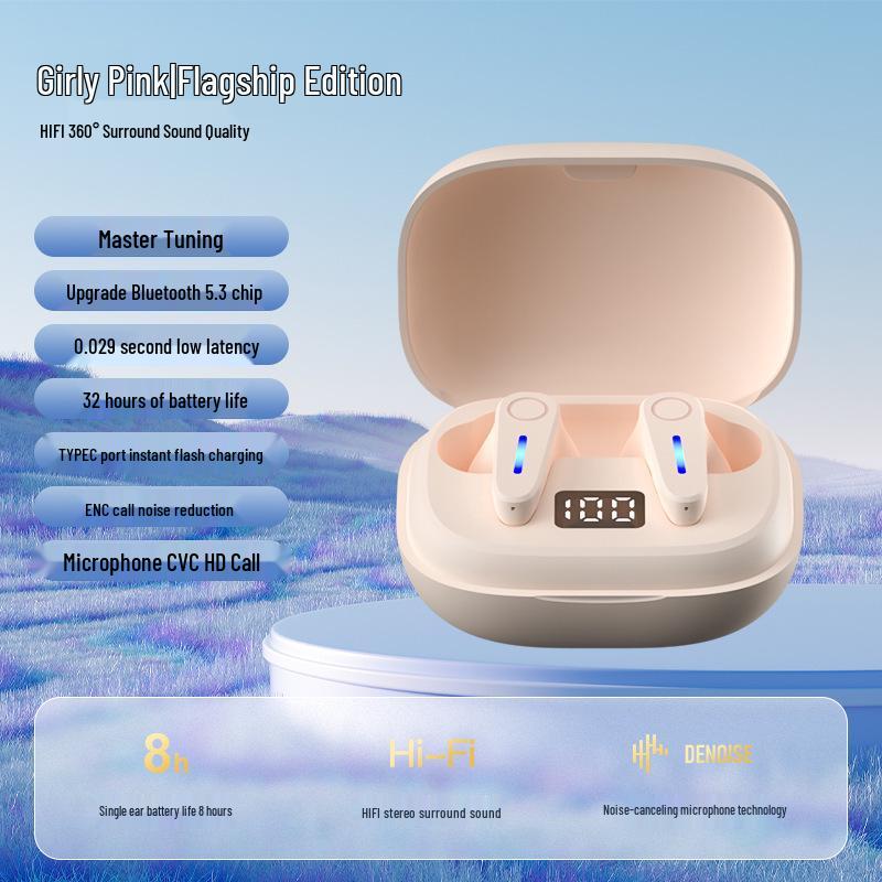 2026 Touch Bluetooth Earbuds for Apple, Xiaomi, Vivo - Super Long Battery Life, In-Ear Design