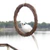 Home Garden Decoration 30cmCelsius11.8in Rattan Wreath Wedding Party Vine Hanging Wreath
