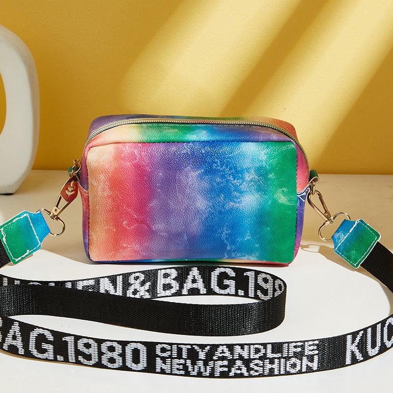 Mode Kleine Telefoon Crossbody Tas voor Vrouwen Brede Riem PU Leer Schouder Messenger Portemonnee