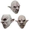 Latex Horror Mask For Halloween Costume With Earring Accent And Haunted Theme