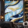 Wall Hanging Tapestry Lazio FC Print Cloth for Living Room Bedroom Home Decor