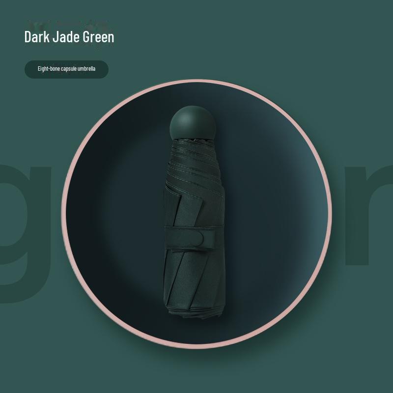 "Kompakter ultraleichter 5-fach UV-Schutz Mini-Kapselschirm"