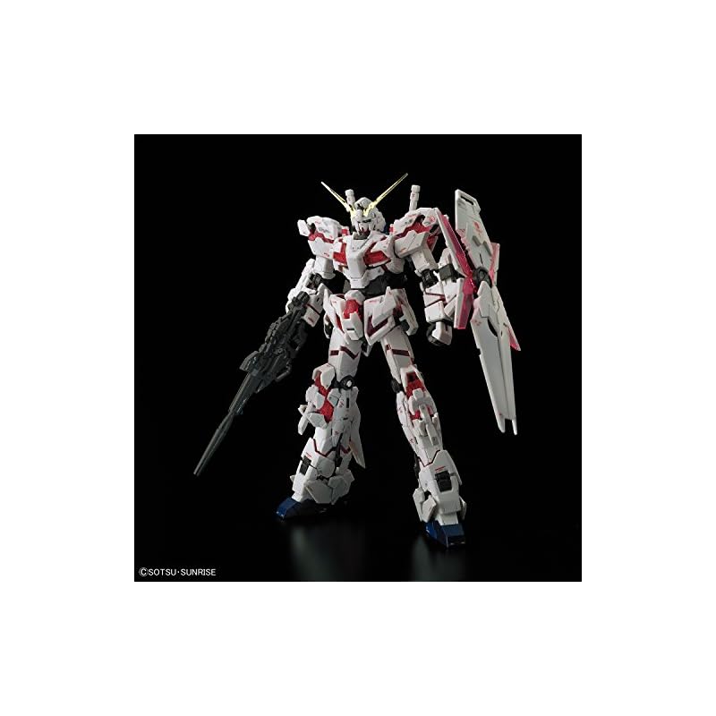 BANDAI SPIRITS RG Mobile Suit Gundam UC Unicorn Gundam 1/144 Scale Pre-Colored Plastic Model Kit