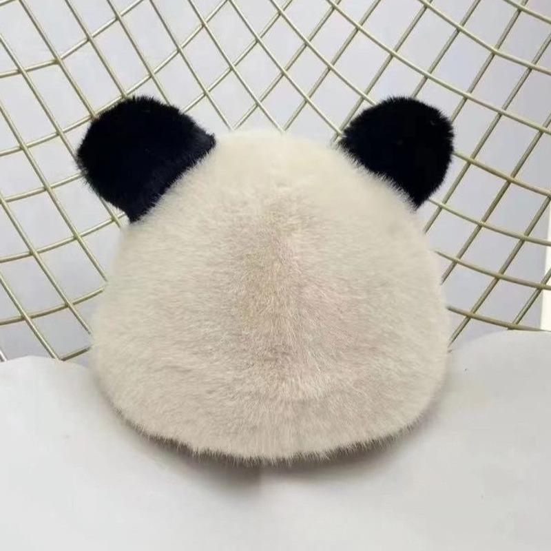 Korea Cute Bear Ears Knit Cap Autumn and Winter Warm Cute Bear Ear Earflap Hat Beanies Cap Warm Thick Winter Hat Cycling Ski Pullover Cap