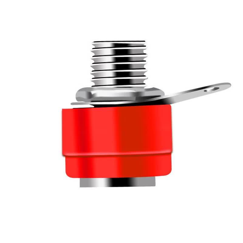 4mm Panel Mount Brass Banana Jack красный