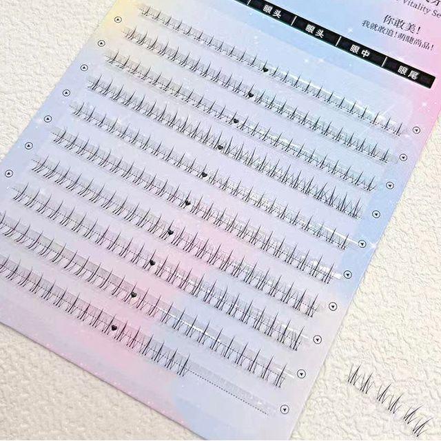 Aimo - Natural Wispy Clear Band Lower False Eyelashes