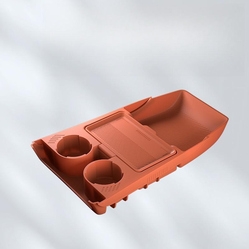 For Geely Galaxy E5 Central Control Lower Layer Storage Armrest Box Silicone Pad Car Interior Modification Voiture Accessories