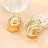Spirals Ear Studs Irregular Shape Statement Earrings Eye Catching Ear Accessories