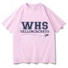 WHS yellowjackets TShirt Kpop Unisex Shirt Summer Merch Shirt Kpop Pure Cotton Shirt kpop Harajuku Print Top Tees Tshirt Clothes