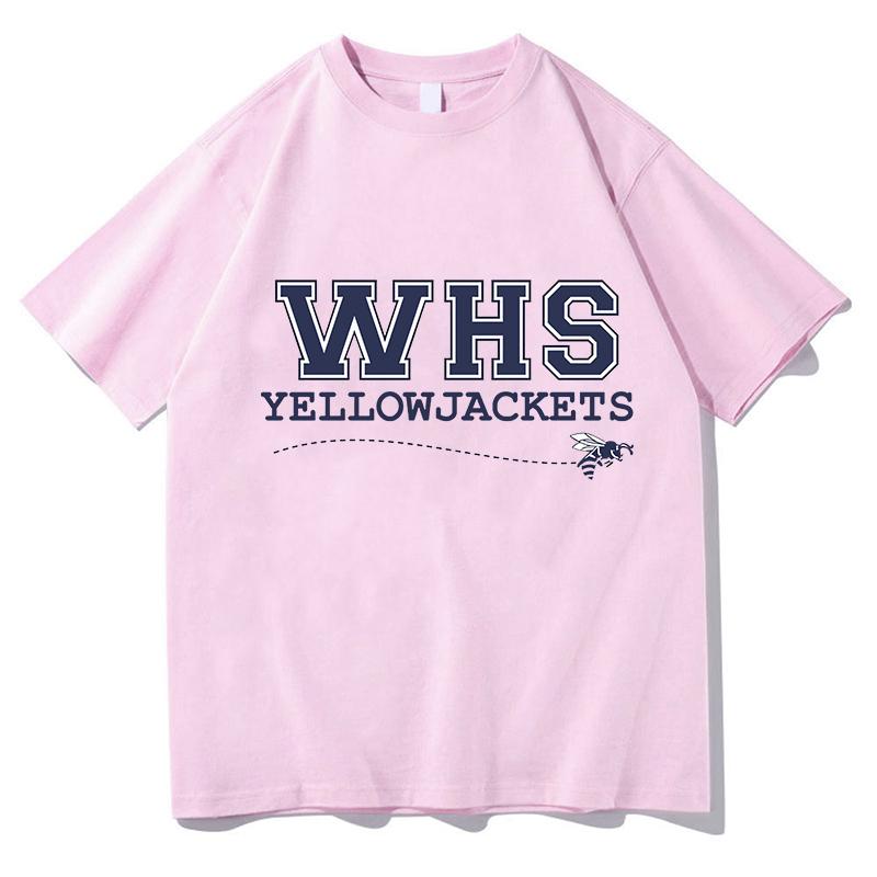 WHS yellowjackets TShirt Kpop Unisex Shirt Summer Merch Shirt Kpop Pure Cotton Shirt kpop Harajuku Print Top Tees Tshirt Clothes