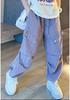 Girls' Casual Summer Set: Loose Top & Wide-Leg Pants