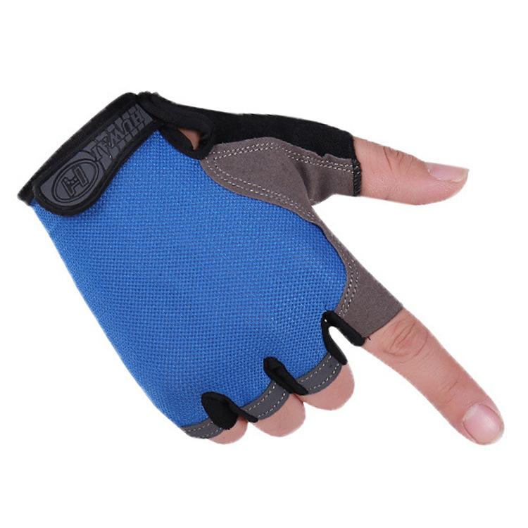Summer Half finger Gloves for Men and Women Sun Protection  Non slip Breathable Mountaineering Outdoor Sports Fitness Bicycle Cycling Gloves