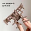 2025 Soft Silicone Shockproof Shark Hair Claw Clip - Durable, High-End Accessory