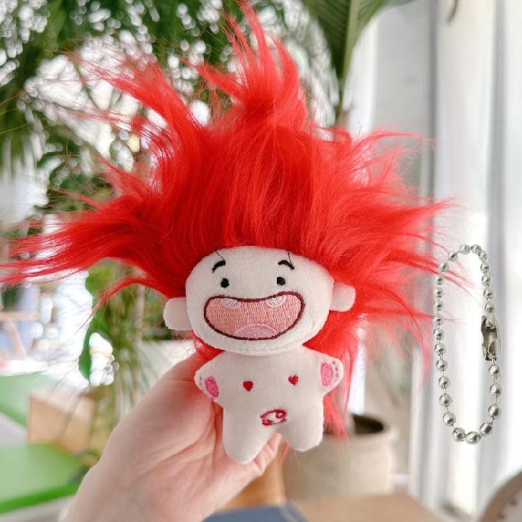 

12 Colors Toothless Plush Dolls Toy Pendant Keychain for Valentines Day Decor красный