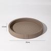 Nordic Style Leather Woven Pattern Jewelry Tray Luxurious Desktop Cosmet Organization Storage Jewelry Storage Box