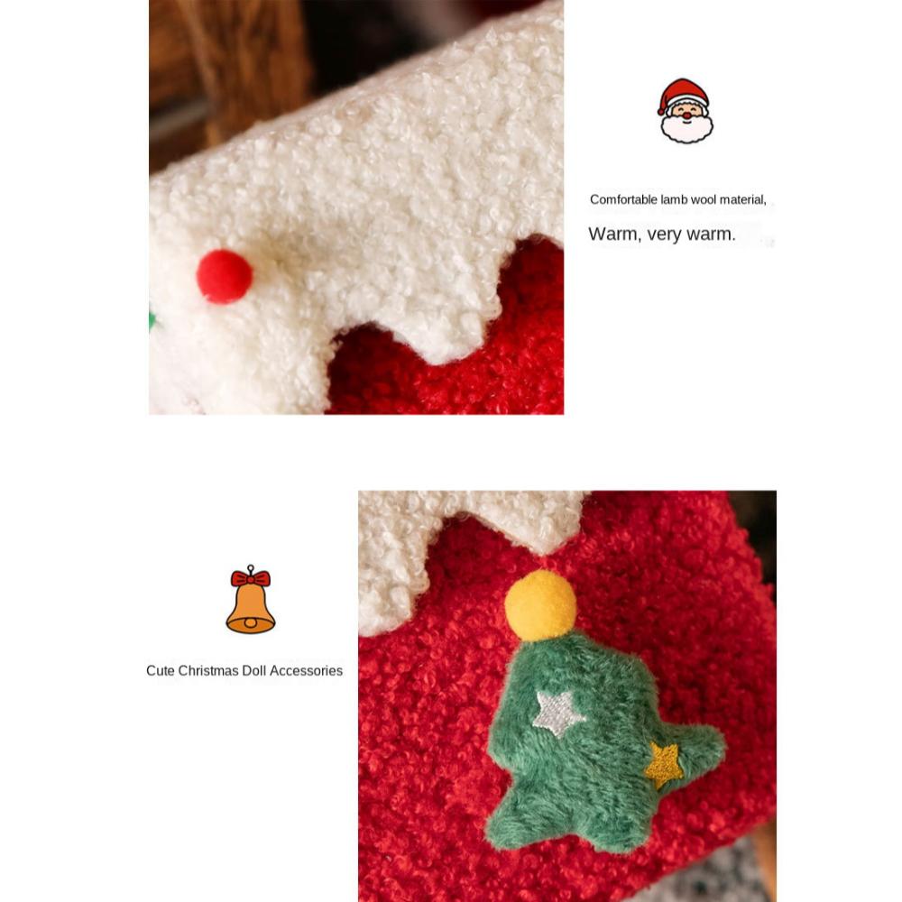 Xmas Christmas Gift Box Lint Christmas Eve Gift Box Mall Children's Candy Box  Festival