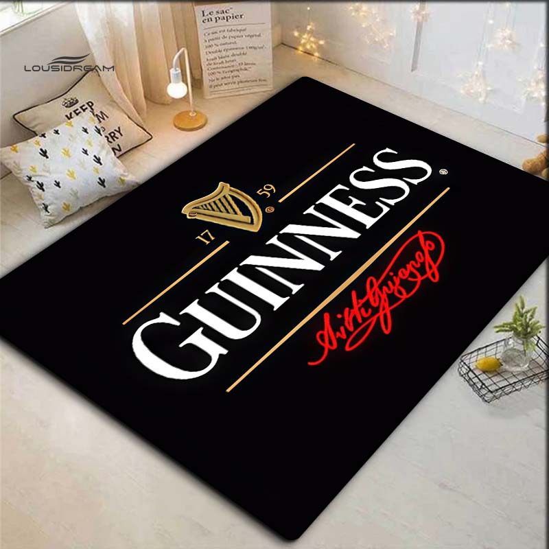 Guinness Beer Harp Logo Black Background