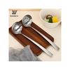 Dowblew Soup Spoon Large Household Soup Ladle Oil-Resistant Stainless Steel Spoon for Eating and Serving Soup Wholesale
