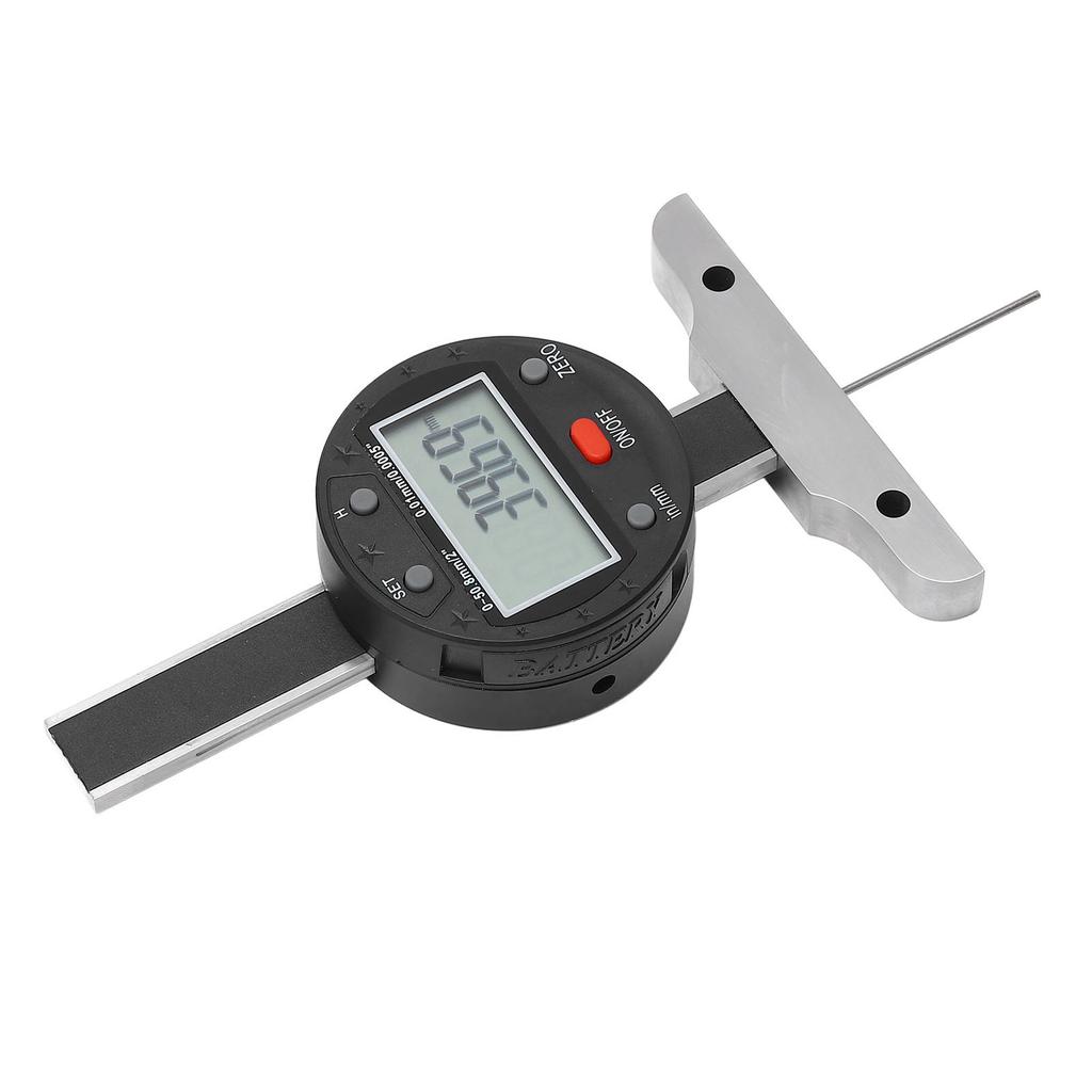 Digital Depth Gauge High Accuracy LCD Display Electronic Depth Indicator Measuring Tool with Data