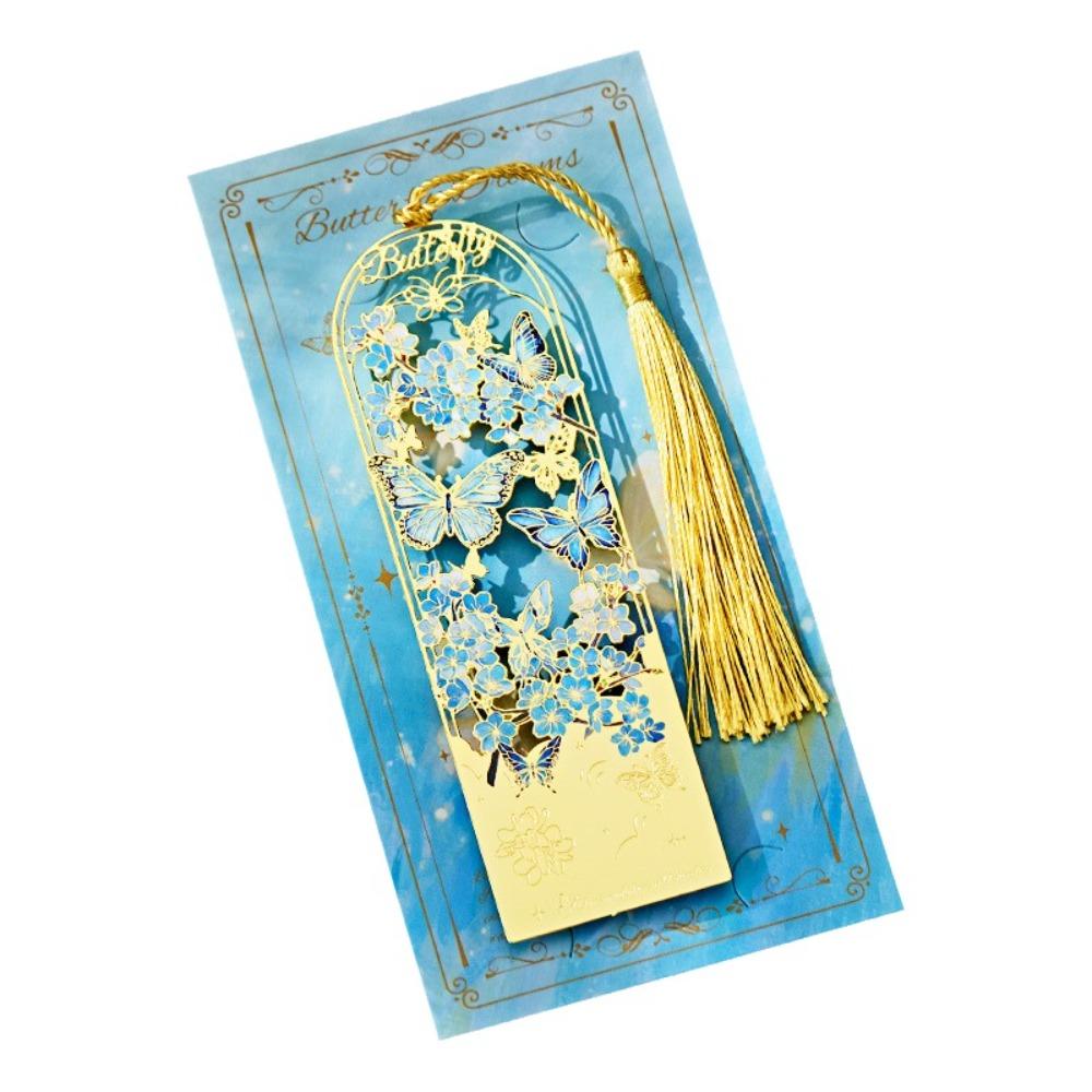 Sunflower Hollow Flower Metal Bookmark Exquisite Reading Stationery  Stationery Style 6