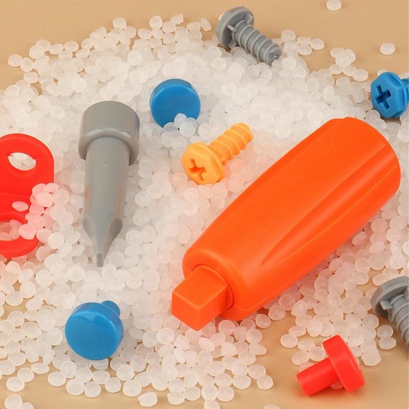 211ks Dětské sady hraček se šroubovacím nářadím pro kutily Elektrická vrtačka Šroubovací matice Sady nářadí Hračka Pretend Play Vzdělávací hračka pro batolata
