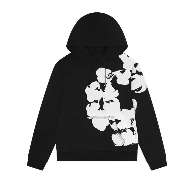 2025 Fashion Trend Foam Print Unisex Y2K Hip Hop Hoodie & Shorts/Pants Set