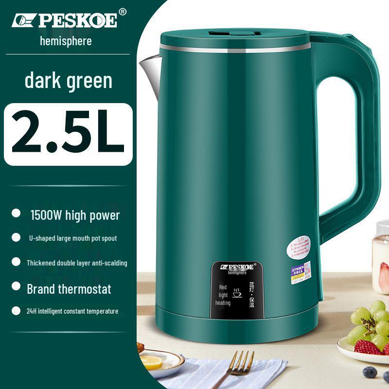 

Large Capacity Smart Electric Kettle with Durable Anti-scald Design and Automatic Shut-Off