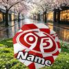 Custom Name Personalized 05 1FSV Mainz 05 Print Umbrella, Auto Open Close, 8‑Rib Sturdy Frame, Commute Camping Hiking Use, Birthday Gift