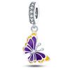Delicate Butterfly Beaded Pendant Set DIY Glowing Beads Early Spring Insect Theme Jewelry Making Kit