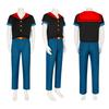 Halloween Popeye Matrosen Kostüm Set für Kinder Erwachsene, Cartoon Cosplay Outfit mit Hut und Pfeife Zubehör