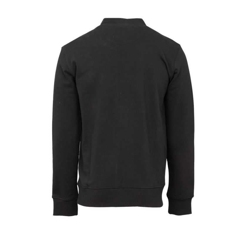 Men's CERRUTI Zip-up Cogollo Sports Sweatshirt with Funnel Neck