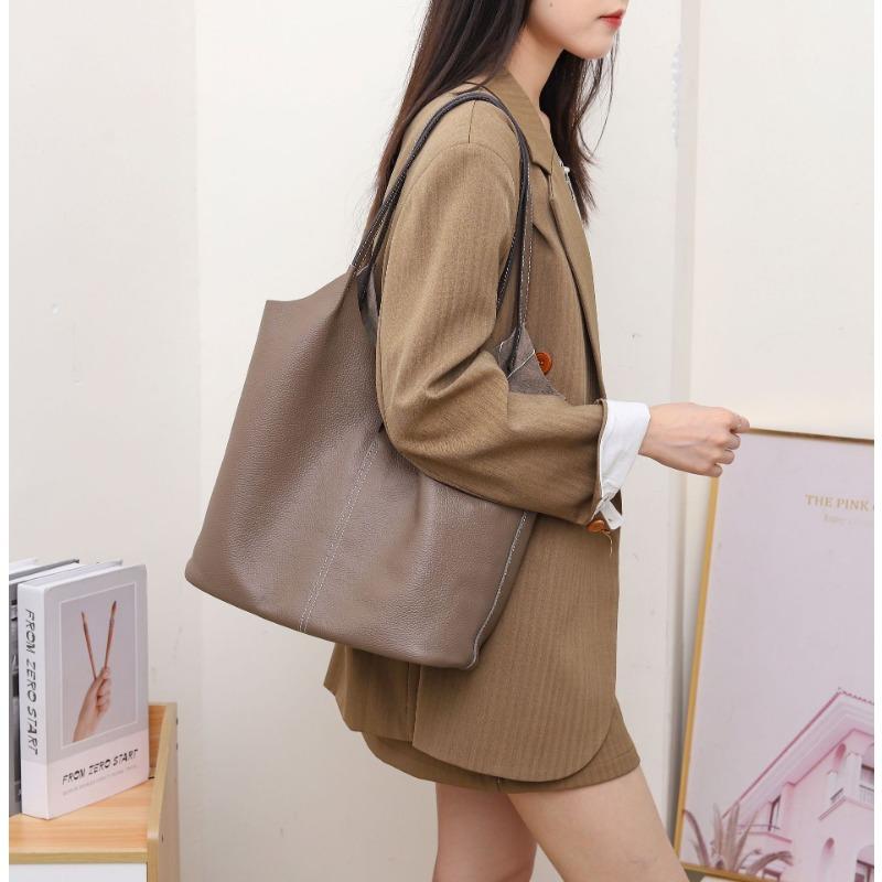 Large Bag Soft Leather Fashion Shoulder Messenger Handbag