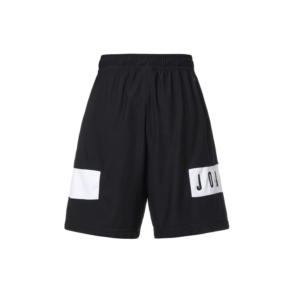 Jordan Dri-Fit Contrast Quick-Dry Knit Basketball Shorts Men Bottoms Black CZ4772-010