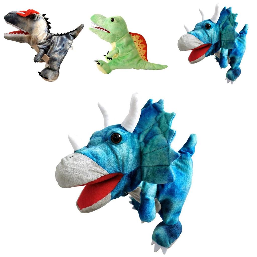 Soft And Cuddly Dinosaur Hand Puppet Plush Toy For Kids' Imaginative Playtime