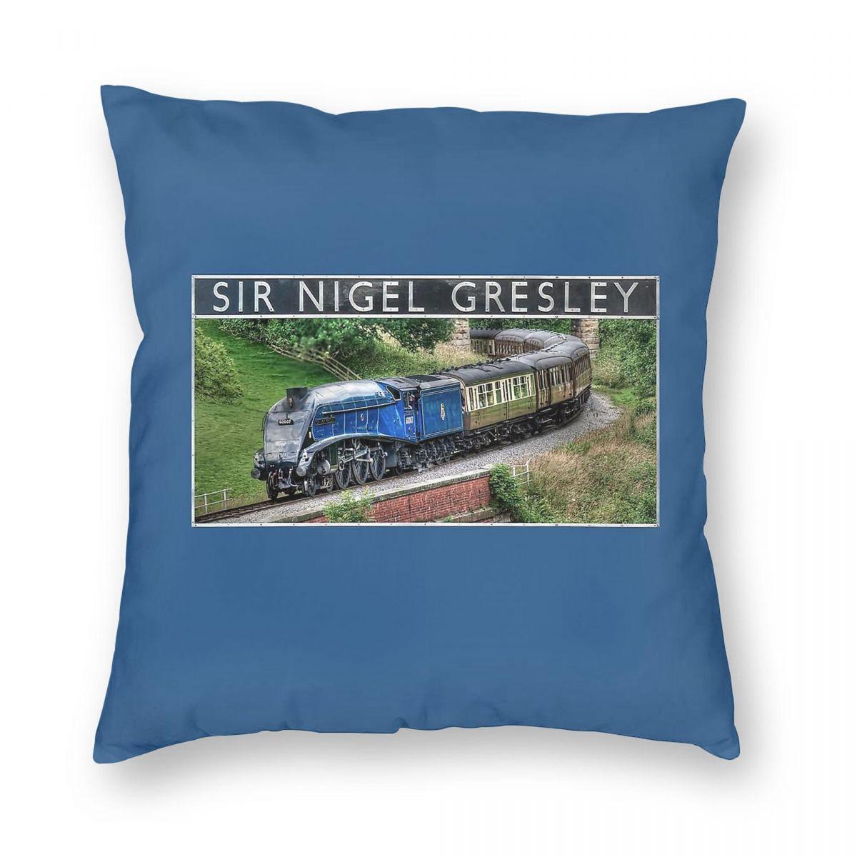 Lner Sir Nigel Gresley Square Pillowcase Polyester Linen Velvet Pattern Zip Decorative Throw Pillow Case Home Cushion Cover 30x30cm