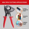 Heavy-Duty Ratchet Cable Cutter - For Aluminum/Copper Cables Up To 400mm² (Industrial/Commercial Use, Durable, High-Strength)