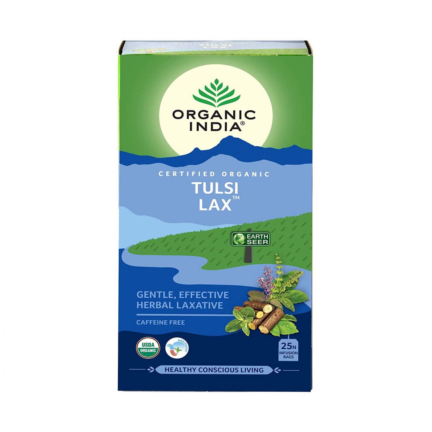 

Тулси Лакс (25 пак, 1,8 г), Tulsi Lax, Organic India