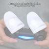 2 PCS  Set Durable R2 L2 Buttons Trigger Extender Extension for PS4 Controller (Transparent)