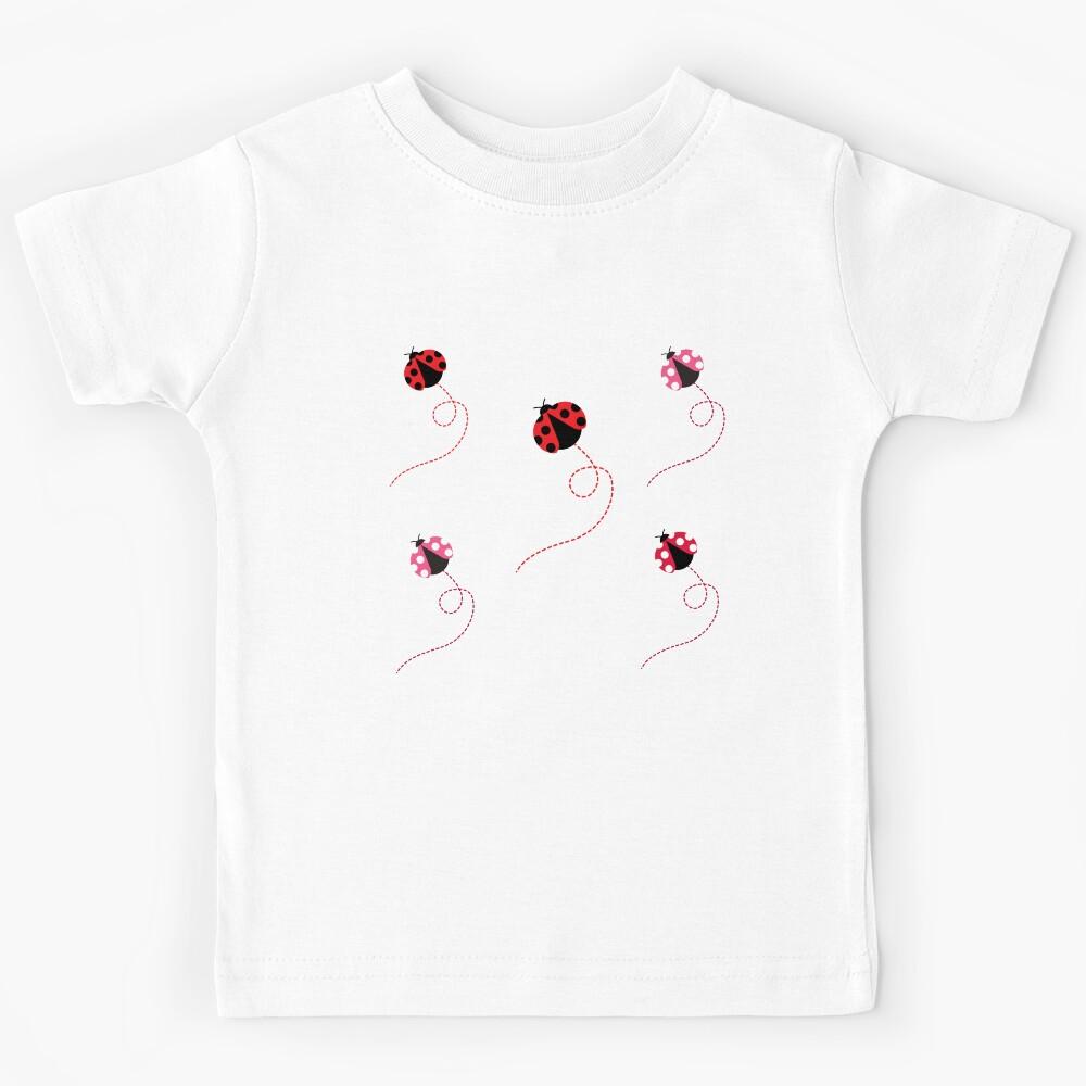 ladybug, ladybug pattern, ladybug landscapes Kids T-Shirt 160