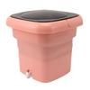 Foldable Washing Machine Mini Portable Bucket Laundry Washer with Black Lid for RV Travel Apartment