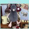 Jellycat Lachlan Traurige Ratte Plüschtiere mit PP-Baumwolle für Jugendliche tägliche Weihnachtsgeschenke