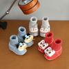 Autumn/Winter Baby Toddler Shoes: Warm, Cotton, Non-Slip, Cartoon Design, Windproof, for 0-1 Year Olds