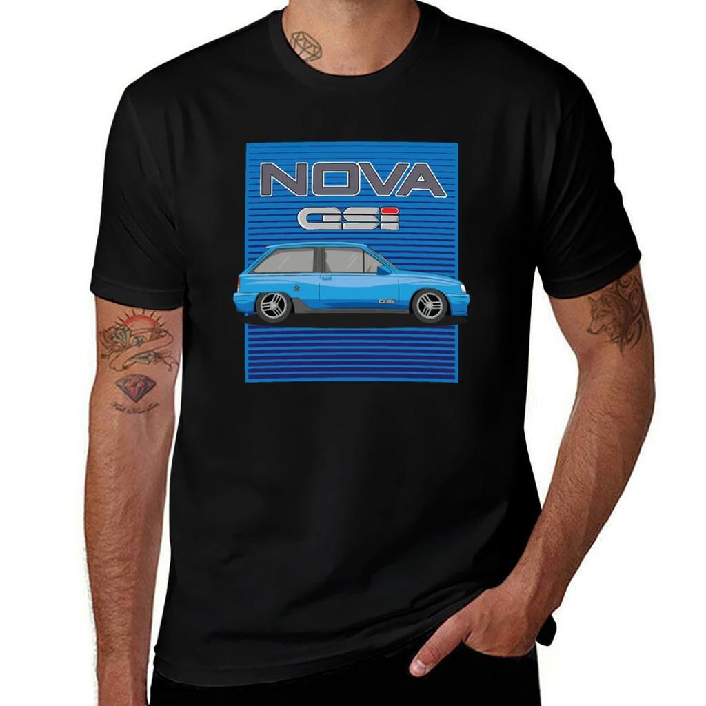 Vauxhall Nova Gsi Graphic Sticker Photograph Art Work Display On Wall Office Garage TShirt